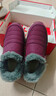 足力健老人鞋加绒羊毛靴中老年防寒保暖雪地靴棉鞋冬季女鞋 8689K酒红41 实拍图