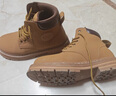 回力男鞋马丁靴2025秋冬季新款男士加绒登山雪地靴保暖棉靴子 卡其 45 实拍图