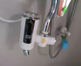奥克斯（AUX）电热水龙头热水器免安装即热速热接驳款厨卫两用加热水龙头 【免安装恒温款】雪山白+漏保+送万向喷头+可调温 实拍图