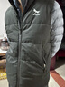 红蜻蜓（RED DRAGONFLY）冬季男加厚保暖简约舒适百搭休闲运动立领防风上衣马甲 黑色 L 实拍图