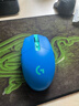 罗技（G）G304 LIGHTSPEED无线鼠标 游戏鼠标 轻质便携 鼠标宏 绝地求生FPS英雄联盟吃鸡 生日礼物 蓝色 实拍图