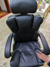 奥伦福特 电脑椅办公椅子电竞椅家用人体工学椅老板椅主播靠背椅皮革转椅 创意工学椅-黑+乳胶【二代升级】 实拍图