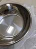 【不锈钢】和面盆厨房烘焙家用火锅盆洗菜打蛋汤锅盆醒面盆料理盆 32cm【热卖款】不锈钢 和面盆 实拍图