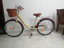 凤凰（Phoenix）自行车成人男女城市通勤青少年单车女芭蕾24英寸米黄色高配 实拍图