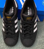 阿迪达斯（adidas）adidas三叶草贝壳头SUPERSTARII男女休闲鞋 JI0079 44码 实拍图