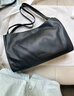 半坡饰族（bampo）女包包新款福瑞方方包头层牛皮大容量轻奢单肩斜挎包520礼物 墨碳黑-大包 可装14寸电脑 实拍图