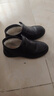 蜻蜓牌真皮羊毛棉皮鞋男冬季加绒保暖休闲高帮棉鞋防滑软底中老年爸爸鞋 黑色 43 实拍图