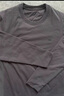 蕉下（beneunder）长袖T恤男士卫衣气绒服保暖打底衫圆领宽松舒适CL010石墨灰2XL 实拍图