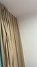 铭聚布艺（MINGJU）窗帘 全遮光窗帘成品窗帘布遮阳帘涤塔夫奶油色挂钩式3.0*2.7单片 实拍图