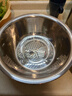 炊大皇304不锈钢盆筛五件套 加厚洗菜盆和面盆调料腌肉盆米筛五个组合装 实拍图