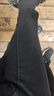 真维斯（Jeanswest）牛仔裤子女2025秋季高腰弹力紧身修身小脚裤子女铅笔裤黑色27 实拍图
