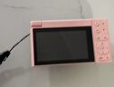 aigo爱国者D9/E9美拍版 翻转屏自拍学生数码照相机生日礼物女生入门微单校园高清旅游平替ccd 粉色32GB 实拍图