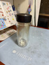 希乐玻璃杯双层玻璃水杯高颜值男士商务办公茶水分离杯便携泡茶杯子 实拍图
