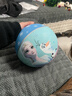 迪士尼儿童篮球皮球女生3号5号拍拍球幼儿园专用蓝球爱莎女孩球类玩具 5号冰雪II篮球送气筒 实拍图