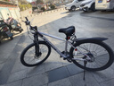 千里达（TRINX）M985山地自行车成年人禧玛诺21速油压碟刹大学生上班通勤单车 霞光银- 21速 27.5*17寸 推荐:170-190cm左右 实拍图