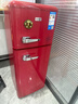 志高复古冰箱小型大容量家用租房电冰箱 化妆品网红冰箱冷藏冷冻一级能效小冰箱节能省电 82L【红色复古款】 实拍图