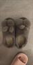 迪芙熙女生拖鞋可爱卡通冬季毛绒棉拖鞋女室内防滑保暖少女心月子居家棉 咖啡色(包跟) 38 39码(适合37/38脚穿) 实拍图
