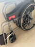 鱼跃(yuwell)手动轮椅车H062C铝合金免充气减震轻便手动可折叠老人 实拍图