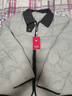 坦博尔轻薄羽绒服女短款翻领宽松舒适衬衫式女士外套330226D 夏云灰175 实拍图