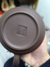 藏壶天下【礼盒装】宜兴紫砂杯全手工刻绘茶杯盖杯男女士办公杯泡茶大杯子 紫泥大款 515ml 实拍图