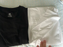 京东京造长袖t恤男5A抑菌新疆棉圆领衣服男装打底衫 白色 M 实拍图