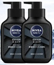 妮维雅（NIVEA）男士洗面奶保湿收缩毛孔深黑DEEP控油细致毛孔洁面双支套装 实拍图