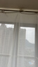 卡贝伸缩晾衣杆免打孔窗帘杆浴帘杆不锈钢撑杆阳台晾衣杆固定晾衣架白 实拍图