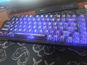 雷神（ThundeRobot） K75紫色透明三模无线机械键盘 蓝牙/无线/有线 高透客制化全键热插拔游戏家用办公键盘 月轴 实拍图