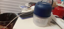绞肉机小型打蒜器家用绞蒜切蒜器多功能辅食料理机电动蒜泥神器蒜蓉机自动切菜机压蒜器 蓝色-升级大电机 0.26L （塑料杯） 实拍图