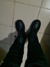 品之德加绒保暧雨鞋雨靴水靴 EVA轻便防滑耐磨水鞋防寒靴雪地靴 耐油弱酸碱劳保鞋 黑色 44 实拍图