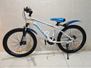 凤凰（Phoenix）儿童自行车山地车男女学生脚踏车6-15岁童车 霸道 白蓝色 22寸 实拍图