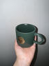 星巴克（Starbucks）墨绿色条纹女神铭牌马克杯340ml咖啡杯陶瓷杯水杯男圣诞礼物 实拍图