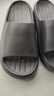 京东京造【泡泡云】踩屎感厚底轻盈防滑外穿拖鞋新款拖鞋男士 灰色42-43 实拍图