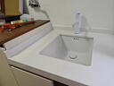 恺盟台下盆带搓衣板阳台洗衣池加深陶瓷洗衣盆竖装单盆洗衣槽洗手盆 2号单盆400*465(配防臭下水) 实拍图