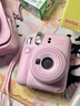 富士（FUJIFILM）instax  mini12 一次成像 立拍立得相机 mini12 浅樱粉 套餐八（官方标配+相机包+相册+白边相纸20张） 实拍图