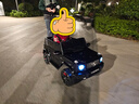 福儿宝奔驰授权大G儿童电动车玩具车可坐人四轮带遥控越野小孩宝宝送礼 四驱黑+减震器+后备箱+皮座 实拍图