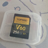 天硕（TOPSSD）V60高速相机存储卡 双排金手指 高速连拍 4K60视频 读260MB/s写150MB/s SD内存卡 v60sd卡 256G 实拍图
