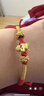中国黄金（CHINA GOLD）马年本命年黄金手链女足金十二生肖转运红绳跨新年礼物送女友老婆 【辰龙】十二生肖黄金手链 实拍图
