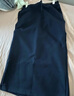 优衣库女装快干休闲窄身长裙/半身裙裙子485599 69 藏青色 L 实拍图