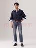 Levi's李维斯男士经典宽松蓝色牛仔衬衫时尚简约美式水洗情侣外套 深蓝色 L 实拍图
