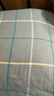 金号纯棉A类加大枕巾 吸水吸汗纱布亲肤透气枕头巾 蓝色2条 78*50cm 实拍图