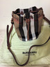 BURBERRY博柏利巴宝莉2025年新款女士水桶斜挎包80840451 米色格纹 实拍图