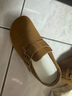 百思图26春厚底勃肯鞋休闲一脚蹬女懒人单鞋D3787AM6 驼色 35 实拍图