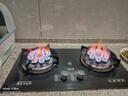 好太太亿美燃气灶双灶5.2KW一级能效家用天然气液化气煤气灶台式嵌入式猛火炉具定时灶方架铜盖鸳鸯灶JZT-B6T 豪配款 钢化玻璃+5.2kw双九腔猛火+双边定时 瓶装液化气 实拍图