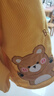 悦亲予儿童罩衣宝宝反穿衣防灯芯绒衫护衣男女童秋冬季长袖防脏 萌贝黄 16[建议2-3岁] 实拍图
