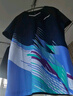 李宁（LI-NING）羽毛球服男女短袖速干比赛套装上衣裤子两件套 深航舰蓝 XL  实拍图