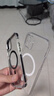 倍思 适用苹果12手机壳 iphone12保护套magsafe磁吸充电壳防滑防摔男女镜面网红潮款 全透明 实拍图