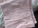 金号新疆棉浴巾A类纯棉柔软吸水情侣洗澡巾 单条 140*72cm 320g藕粉色 实拍图
