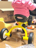 永久（FOREVER）儿童三轮车宝宝车1-3岁童车小孩脚踏车手推车滑步车自行车樱草黄 实拍图