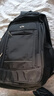 袋鼠双肩包男士背包大容量行李旅游包学生书包女初中商务笔记本电脑包 黑色黑标【75升加大精英版】 实拍图